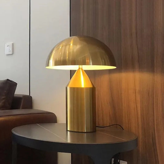 Mushroom Metal Desktop Lamp