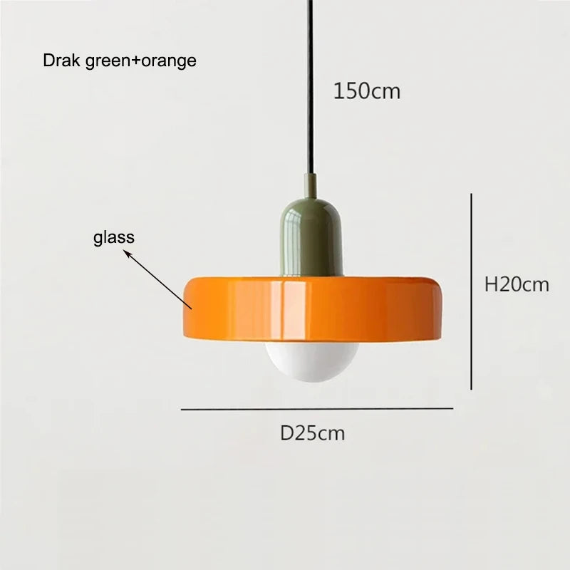 Retro Glass Pendant Light