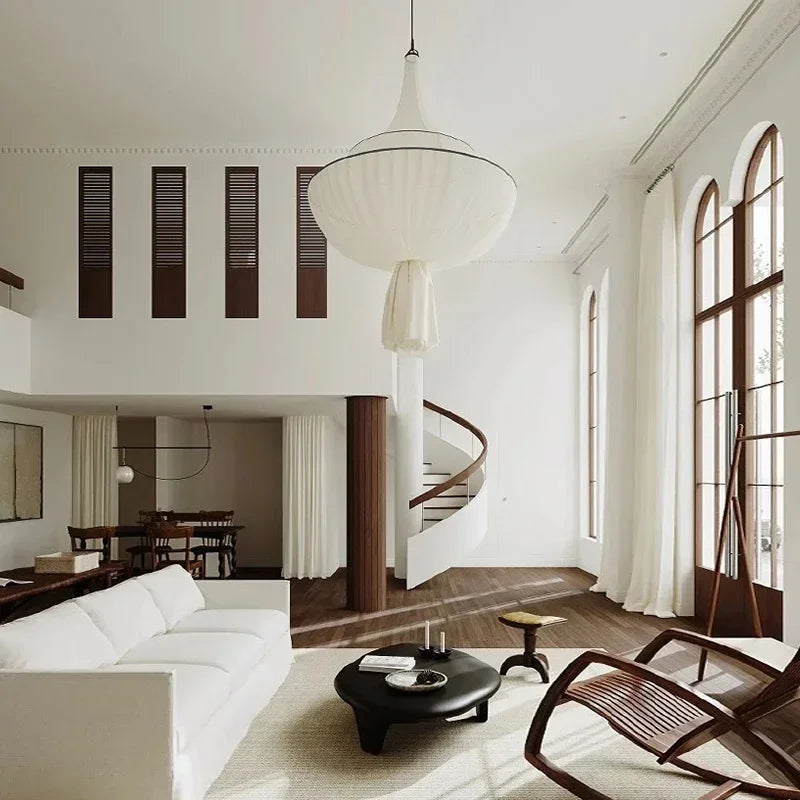 Classic Retro Cloth Pendant Light