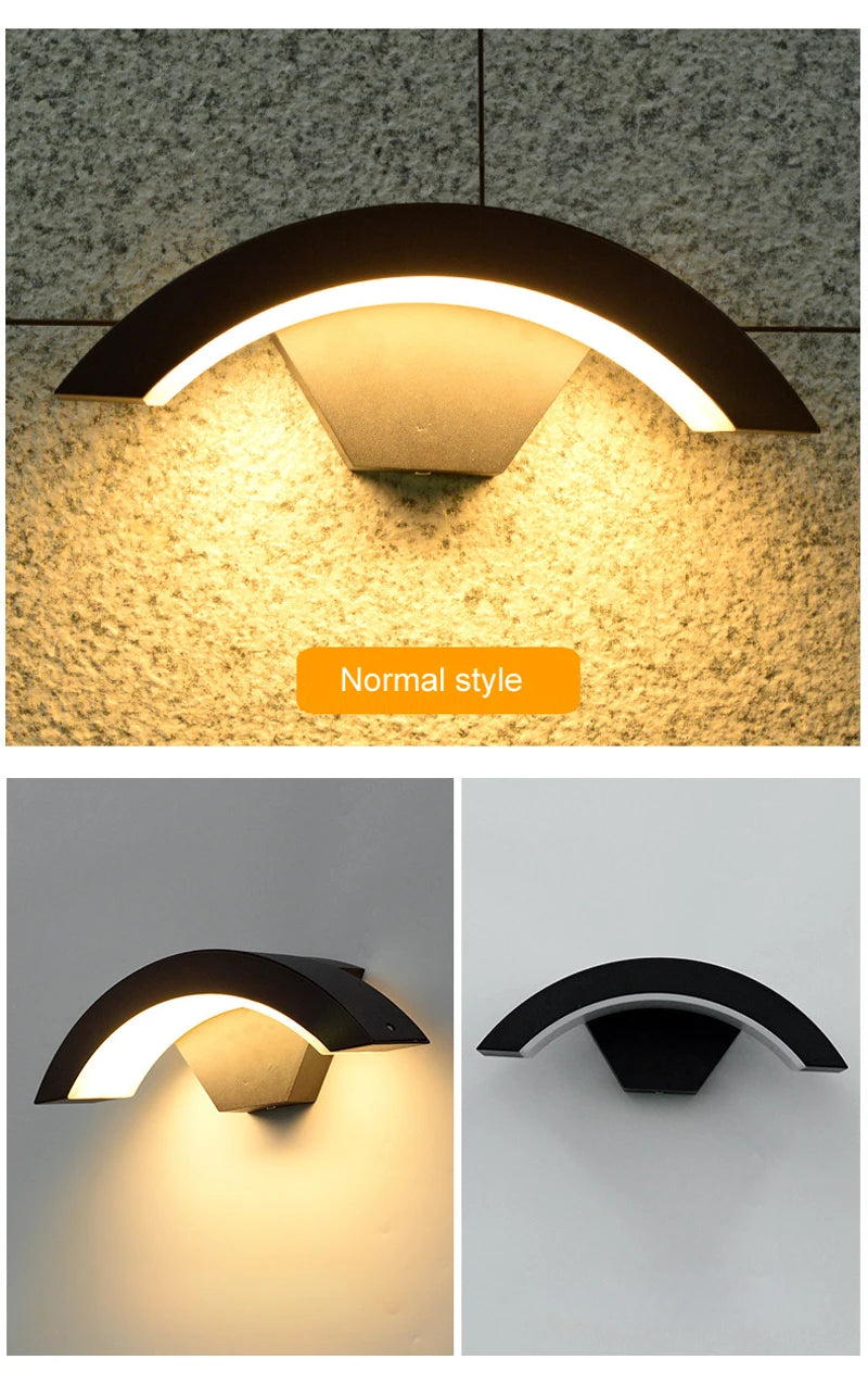 Outdoor Radar Motion Sensor  Wall Light