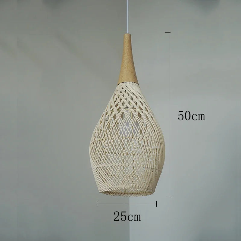 Yin Rattan Pendant Light