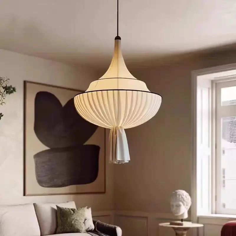 Classic Retro Cloth Pendant Light