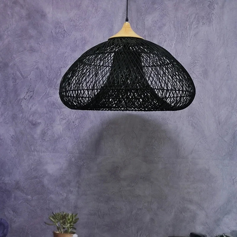 Yin Rattan Pendant Light