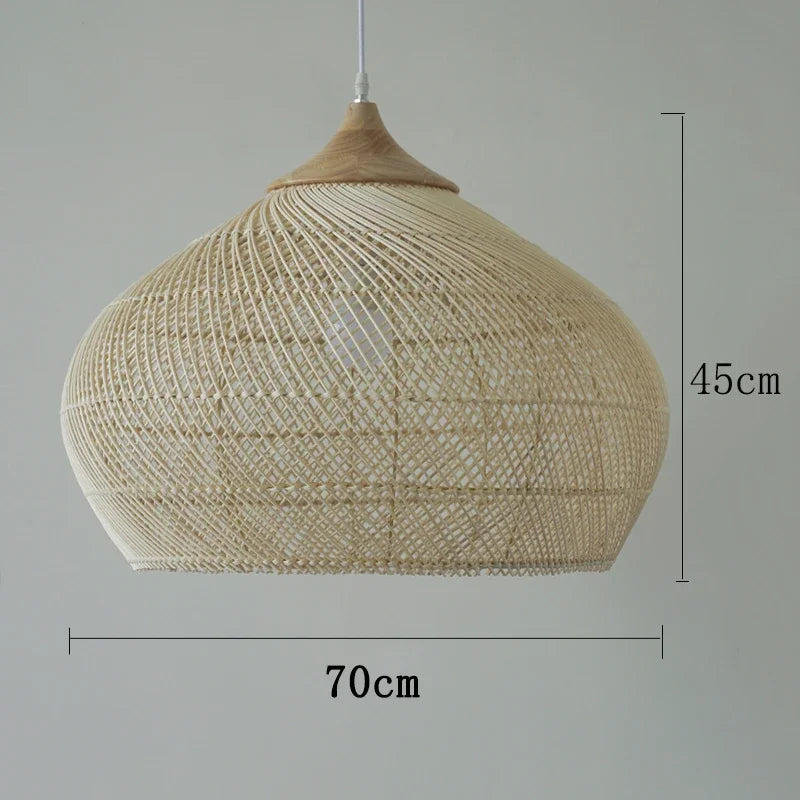 Yin Rattan Pendant Light