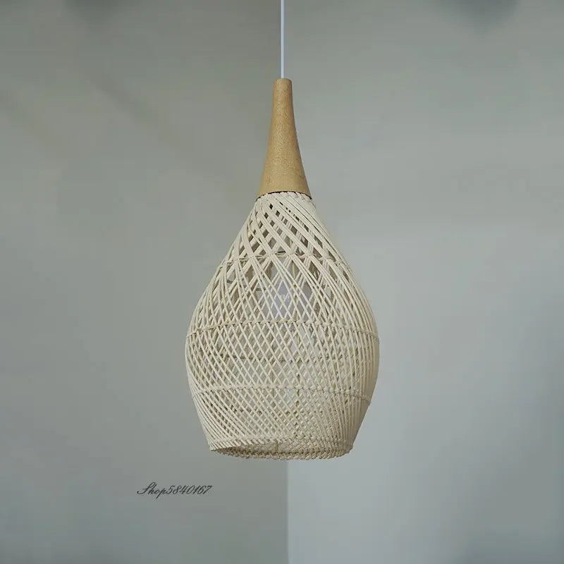 Yin Rattan Pendant Light