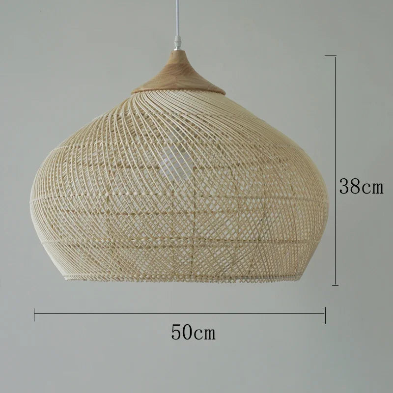 Yin Rattan Pendant Light