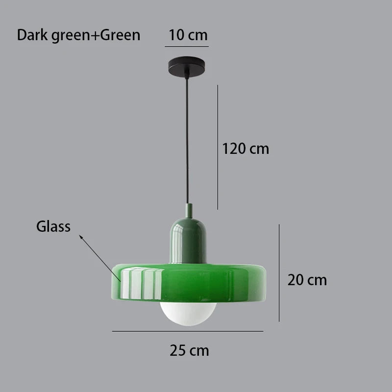 Retro Glass Pendant Light